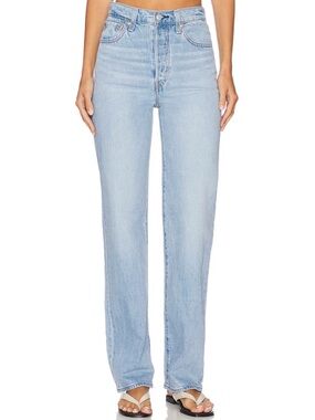 Levi's Ribcage Straight Leg Women’s Jeans in Light Blue Denim 💙